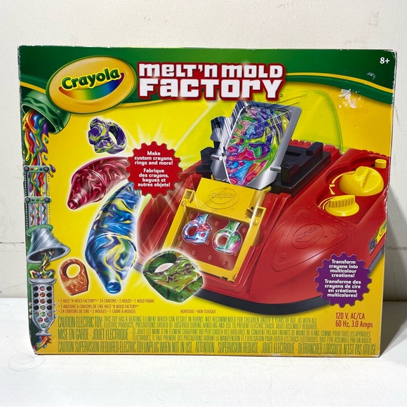 Crayola Other - Crayola Melt 'N Mold Factory Make Crayons, Rings & More. Brand New In Box!